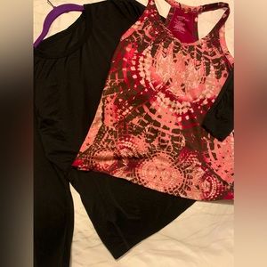 💃🏼💃🏼💃🏼Set-Womens preowned Danskin Dri fit long sleeve & yoga tank Med